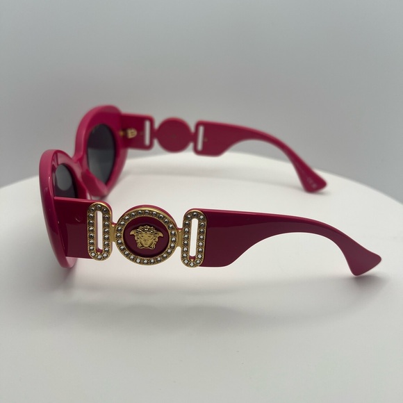 Versace Pink Sunglasses Luxurious Accessories - Picture 3 of 6